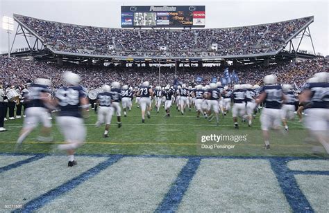 The Penn State Nittany Lions Take The Field To Face The Iowa Hawkeyes