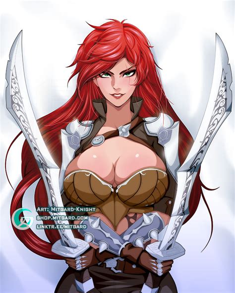 Katarina LEAGUE OF LEGENDS Dakimakura By Mitgard Knight Hentai Foundry