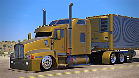 Kenworth T600 Slammed On The Ground Custom Spread Axle Reefer