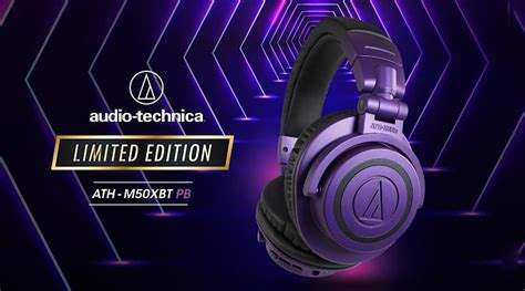 Audio Technica Ath M Xbt Purple Black Ath M X