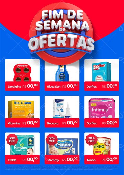 Encarte Fim De Semana De Ofertas Farm Cia Social Media Psd Edit Vel