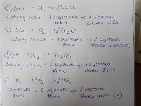 Zad Uzupe Nij Wsp Czynniki W Podanych R Wnaniach Chemicznych Podaj