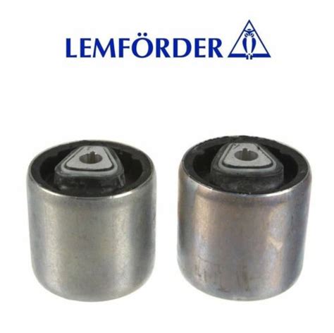 Pair Set Of Front Outer Control Arm Bushing Lemfoerder For BMW 325i E90