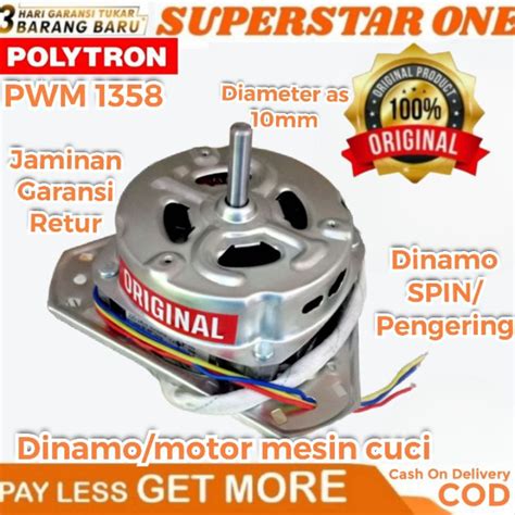 Jual Dinamo Motor Mesin Cuci Polytron Pwm Pwm Spin