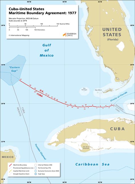 Cubaunited States Maritime Oundary Agreement 1977 Sovereign Limits