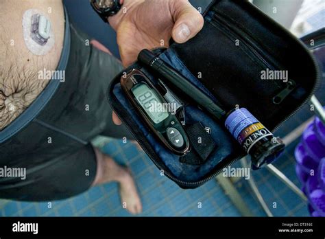 Diabetes blood test kit Stock Photo - Alamy