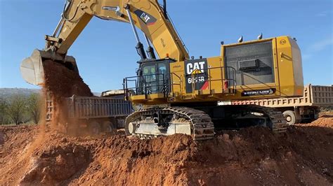 Caterpillar 6015b Excavator Loading Trucks Sotiriadis Mining Works