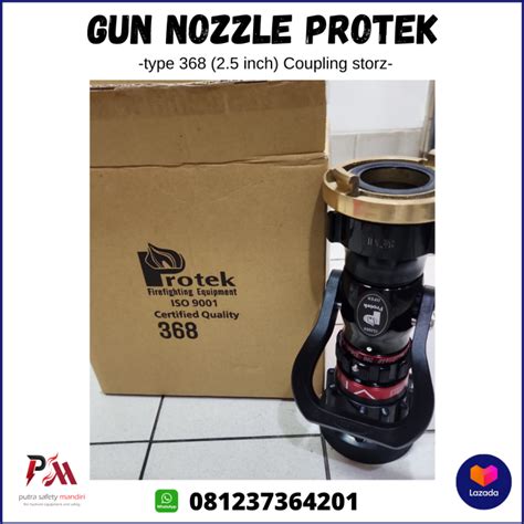 GUN NOZZLE SPRAY PEMADAM PROTEK TYPE 368 2 5 INCH COUPLING STORZ