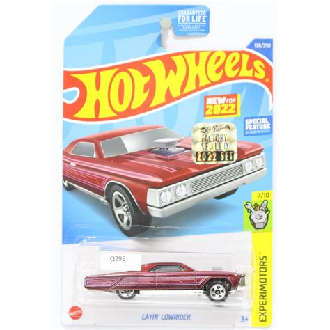 HOT WHEELS Merah 風火輪 LAYIN LOWRIDER 紅色工廠密封 2022 Q295 蝦皮購物