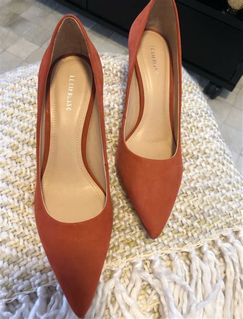 Scarpin Laranja Le Lis Blanc Sapato Feminino Le Lis Blanc Nunca Usado