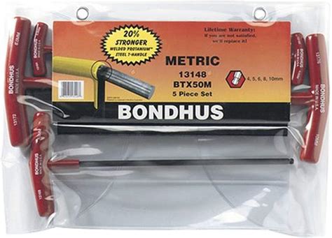 Bondhus Btx Mm T Handle Balldriver Hex Set Mm Mm Amazon