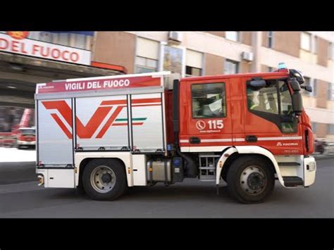 Partenza In Sirena AIB Ford Ranger APS Iveco Eurocargo City2020