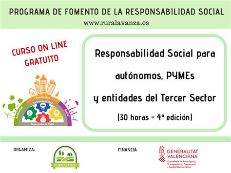 Formación online gratuita sobre Responsabilidad Social Ruralavanza