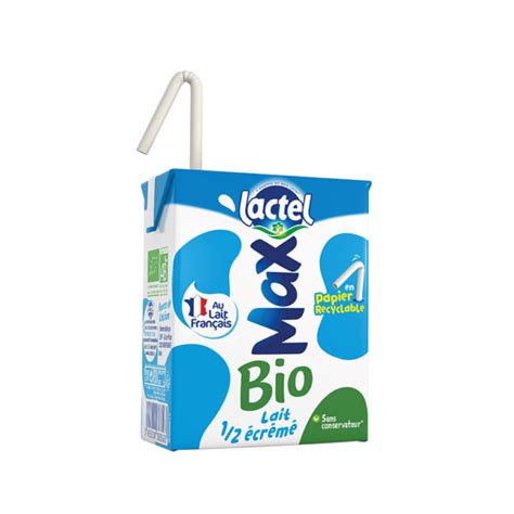 Lactel Max Lait Demi Cr M Bio Uht Briquette Cl Lactalis Foodservice