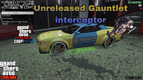 Gta Online Police Gauntlet Interceptor Unreleased Youtube