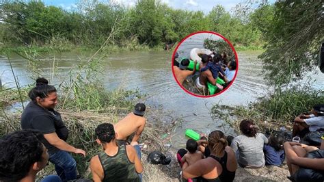 Fotos Impactantes De Migrantes Que Se Lanzan Al Río Bravo Para Llegar A Eu La Silla Rota