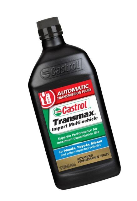 Castrol 06814 6pk Transmax Import Multi Vehicle Atf 1 Quart Pack Of 6 Ebay