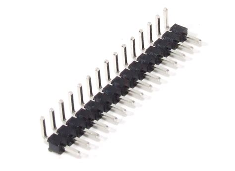 X Pin Pol Single Row Right Angle Pin Male Header Strip Mm