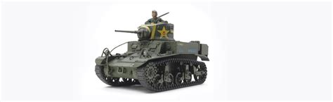 Tamiya Tam Us Light Tank M Stuart Plastic Model Kit Military