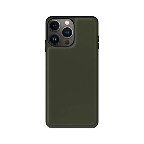 Capa iPhone 13 Pro Max Efeito Pele Magnética Verde Copertini