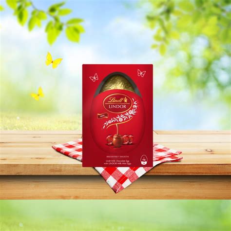 Jajeczka Czekoladowe Lindt Wielkanoc 215g GRATIS Praliny Orzechowe