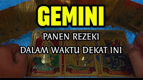 Gemini Panen Rezeki Akhir September Youtube