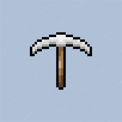 Minecraft Pixel Art Pickaxe