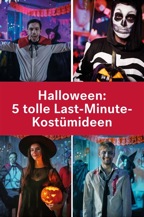 Halloween Kostüme selber machen 5 Last Minute Halloween Kostüme