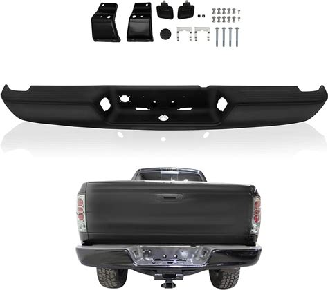 Amazon FINDAUTO Texture Black Rear Step Bumper Fit For 2002 2009