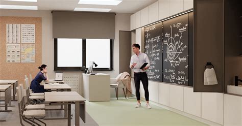 Interior design for the Russian schools in Tajikistan