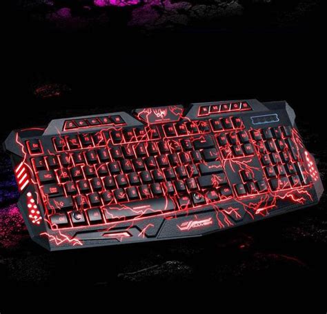 Buy M 200 English 3 Color Backlight Cool Games Keyboard At Affordable