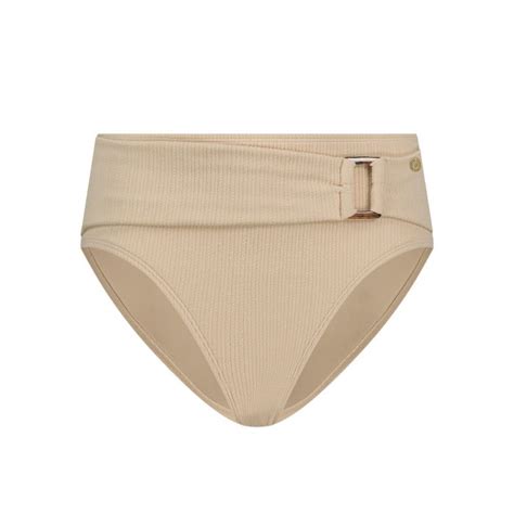 Ten Cate Beach Buckle Bikini Broekje Dames Off White Relief