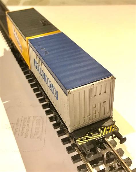 Containertragwagen H0 DC Roco Mit 2 Containern Kaufen Auf Ricardo