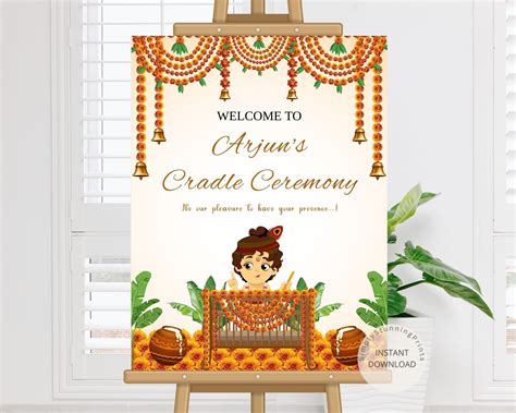 Cradle Ceremony Welcome Sign Naming Ceremony Welcome Sign Cradle