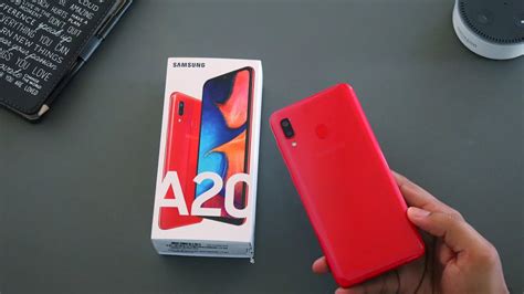 Samsung Galaxy A20 Unboxing Initial Review Red Colour YouTube