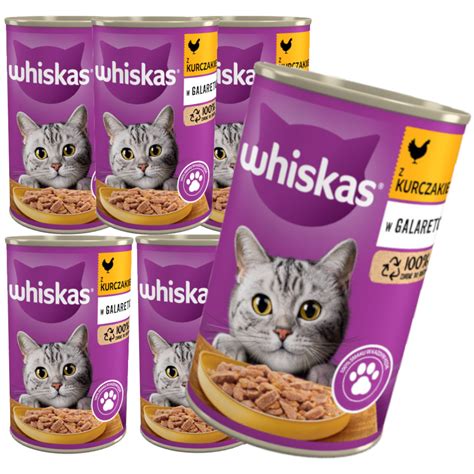 Whiskas Adult Puszka 6x400g Mokra Karma Pełnoporcjowa Dla Dorosłych