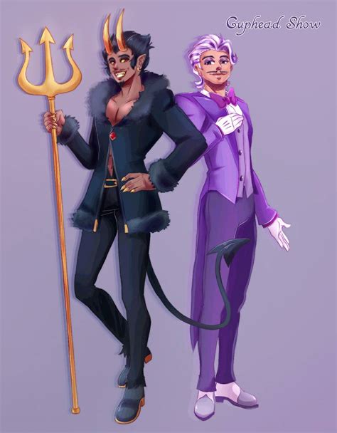 Humanized The Devil King Dice Cuphead Show By Artkotaro08017 On