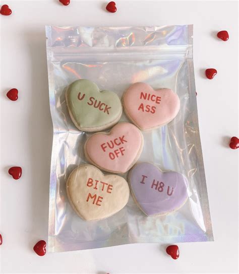 Conversation Hearts Sugar Mama Cookie Company