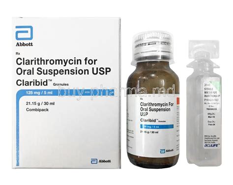 Buy Claribid Oral Suspension Clarithromycin Online Buy Pharma Md