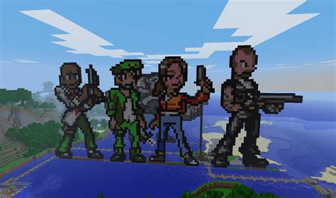 Minecraft Left 4 Dead By Prochyprochy On Deviantart