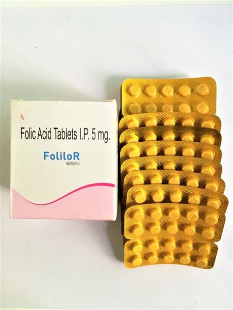 Folilor Folic Acid Tablets Ip Mg X At Rs Stripe In Surat