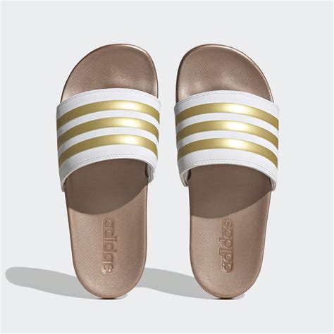 Womens Shoes Adilette Comfort Slides White Adidas Egypt