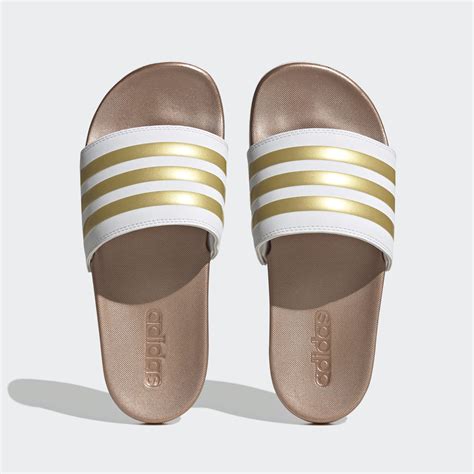 adidas Adilette Comfort Slides - White | adidas LK