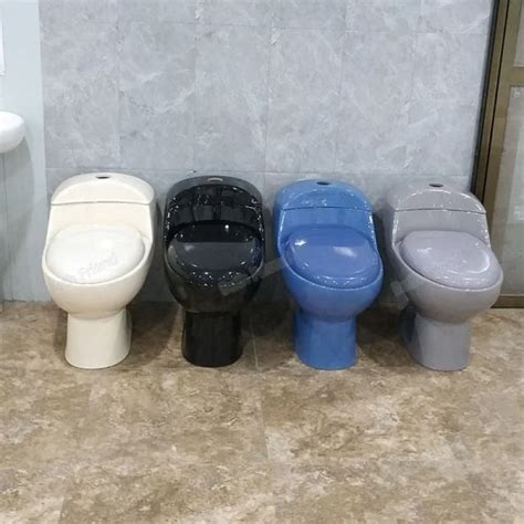 Chaozhou Factory Sanitarios Bathroom Sets Black Color Inodoros Ceramica