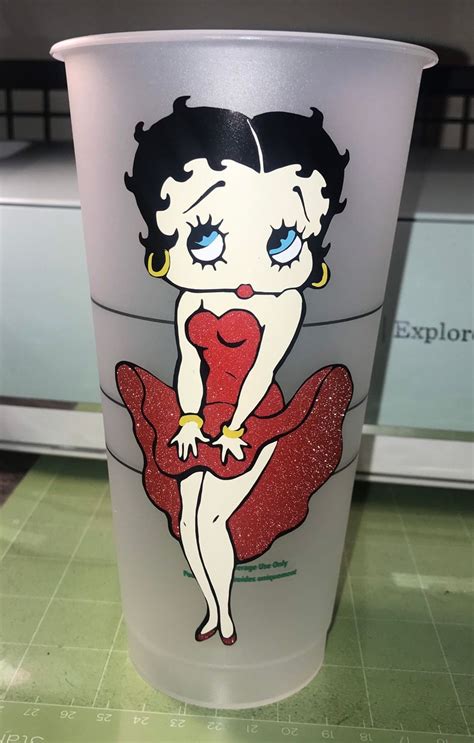 Betty Boop Personalized Cup Etsy