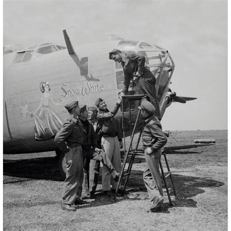 Crew of a B-24 bomber of the US Army 9th Air Force 1943 Poster Print by Stocktrek Images (16 x ...