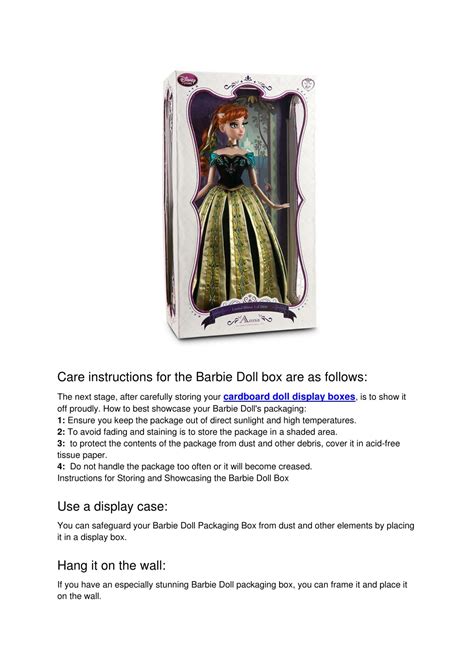 Ppt Barbie Doll Packaging Box The Ultimate Guide For Collectors And Enthusiasts Powerpoint