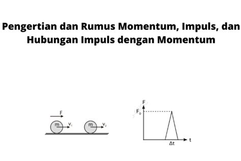 Pengertian Dan Rumus Momentum Impuls Dan Hubungan Impuls Dengan Momentum