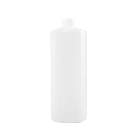 32 Oz Clear PVC Plastic Cylinder Bottle 28 410 Illing Company