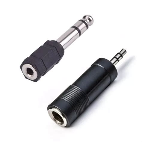 Trs Adapter 35mm Female To 635mm Jack Connector High Quality Sound